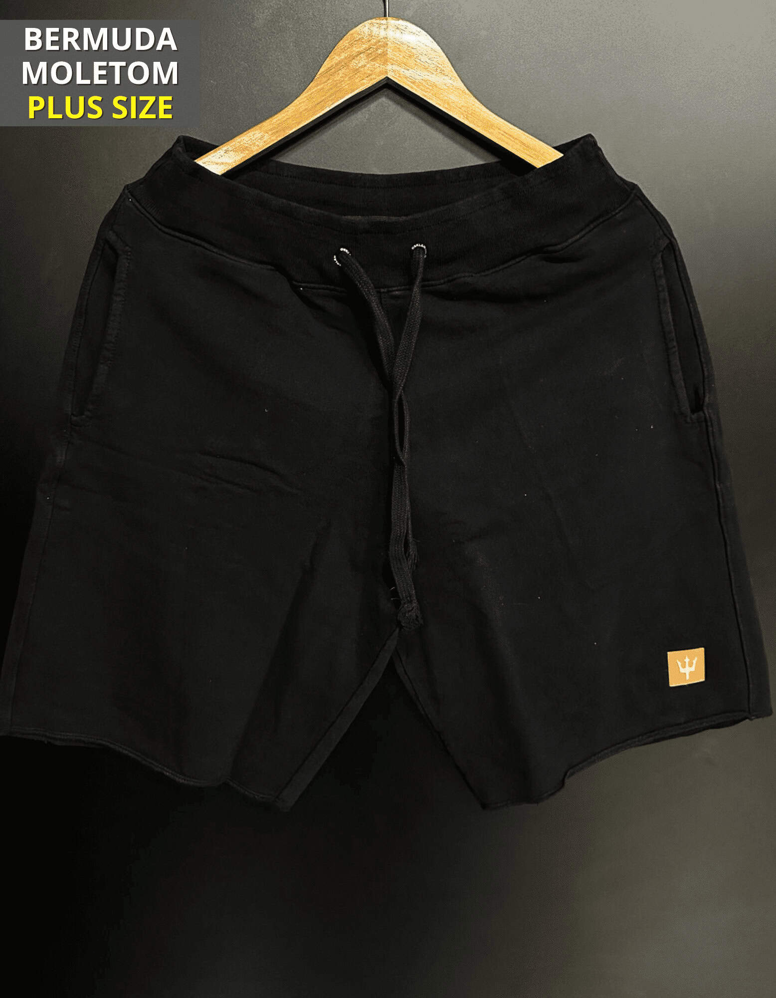 Cópia de Cópia de Cópia de Cópia de Cópia de Cópia de Cópia de Cópia de Cópia de FORMA GRANDE (1) Plus Size Moletom Preto #BPS1 - Imagem 1