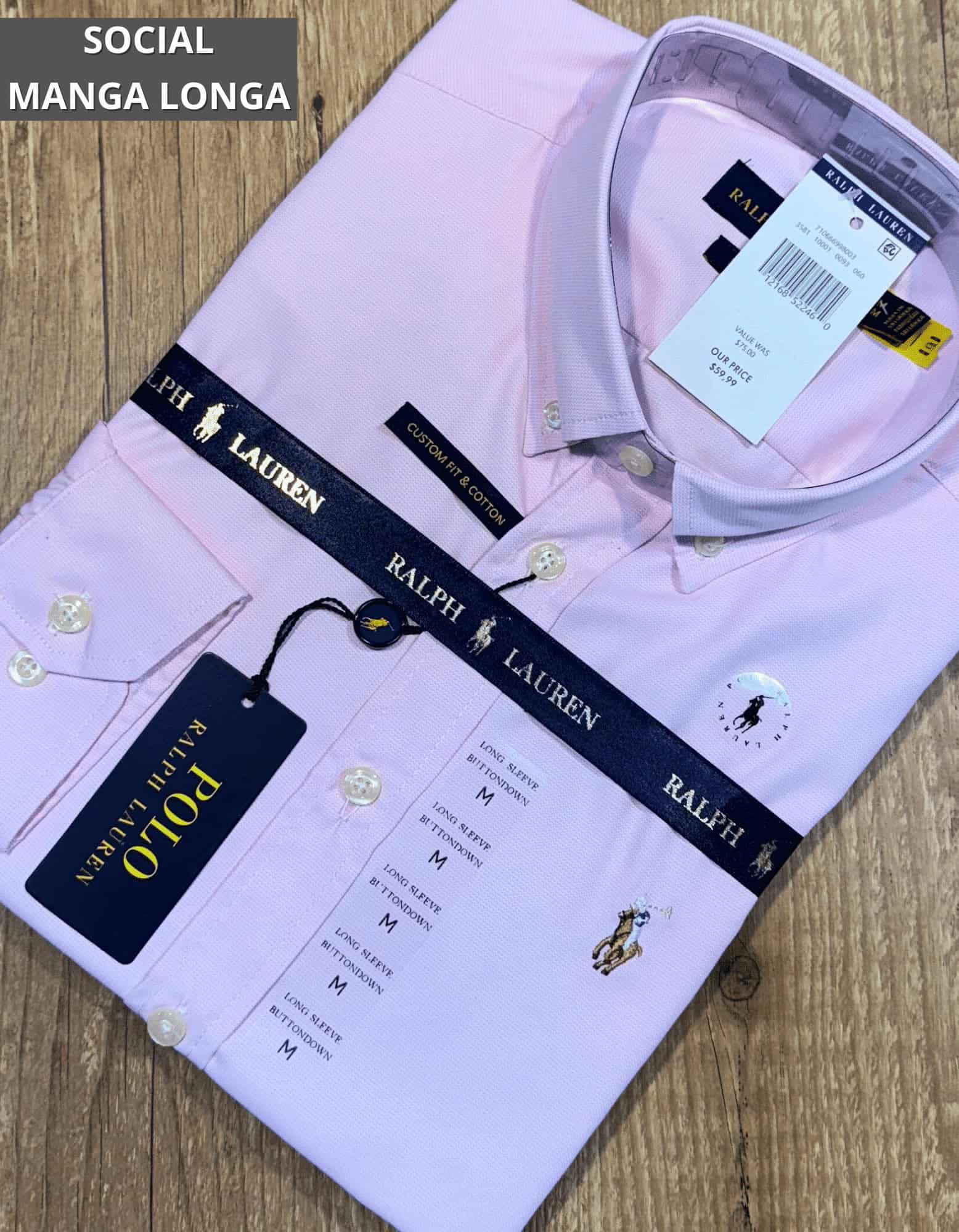 Cópia de Cópia de Cópia de Cópia de Cópia de Cópia de Cópia de FORMA GRANDE - 2025-06-17T165223.486 Social Longa Oxford Ralph Rosa #SL64 - Imagem 1