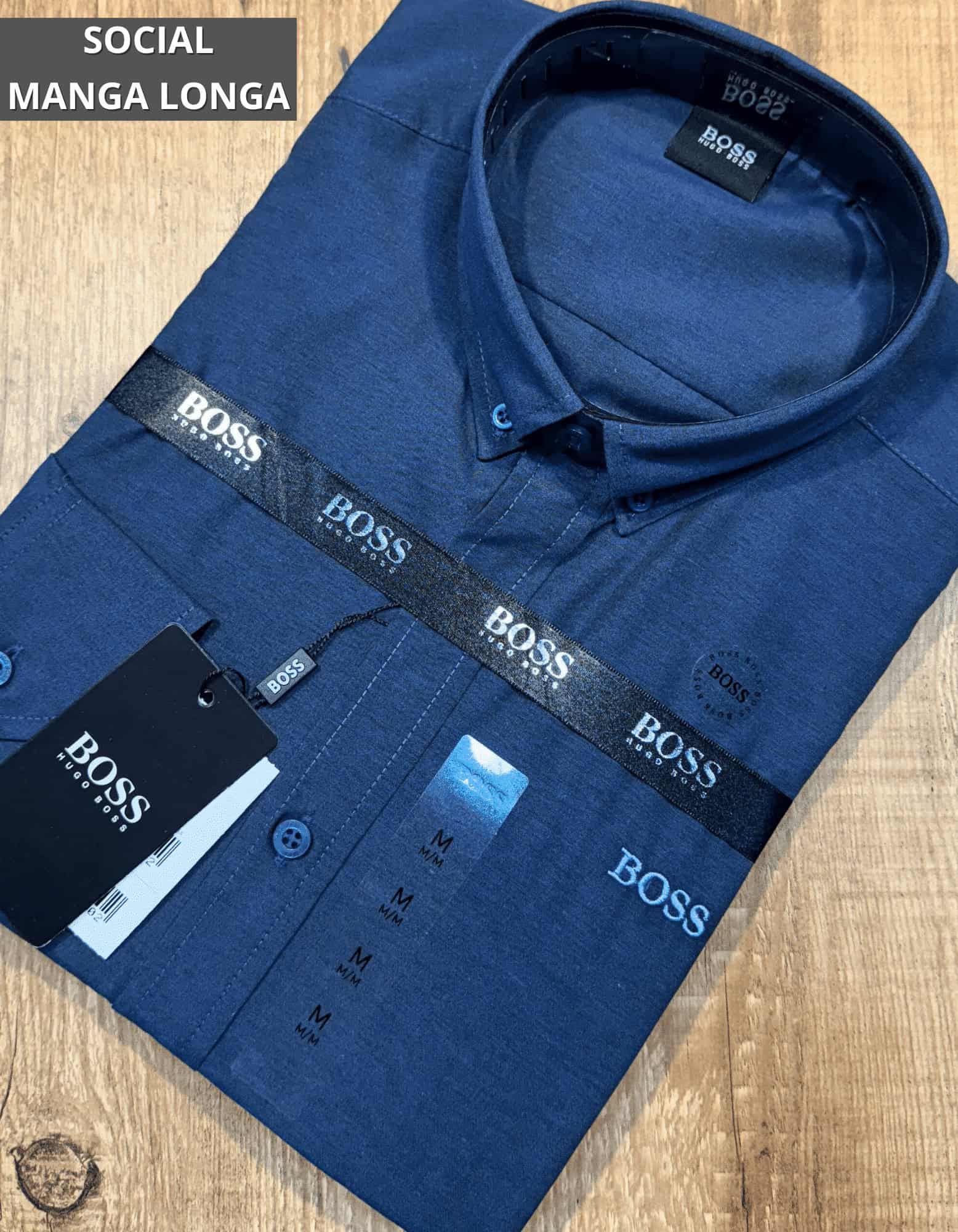 Cópia de Cópia de Cópia de Cópia de Cópia de Cópia de Cópia de FORMA GRANDE - 2025-07-04T142442.828 Social Longa Oxford Boss A. Jeans #SL67 - Imagem 1