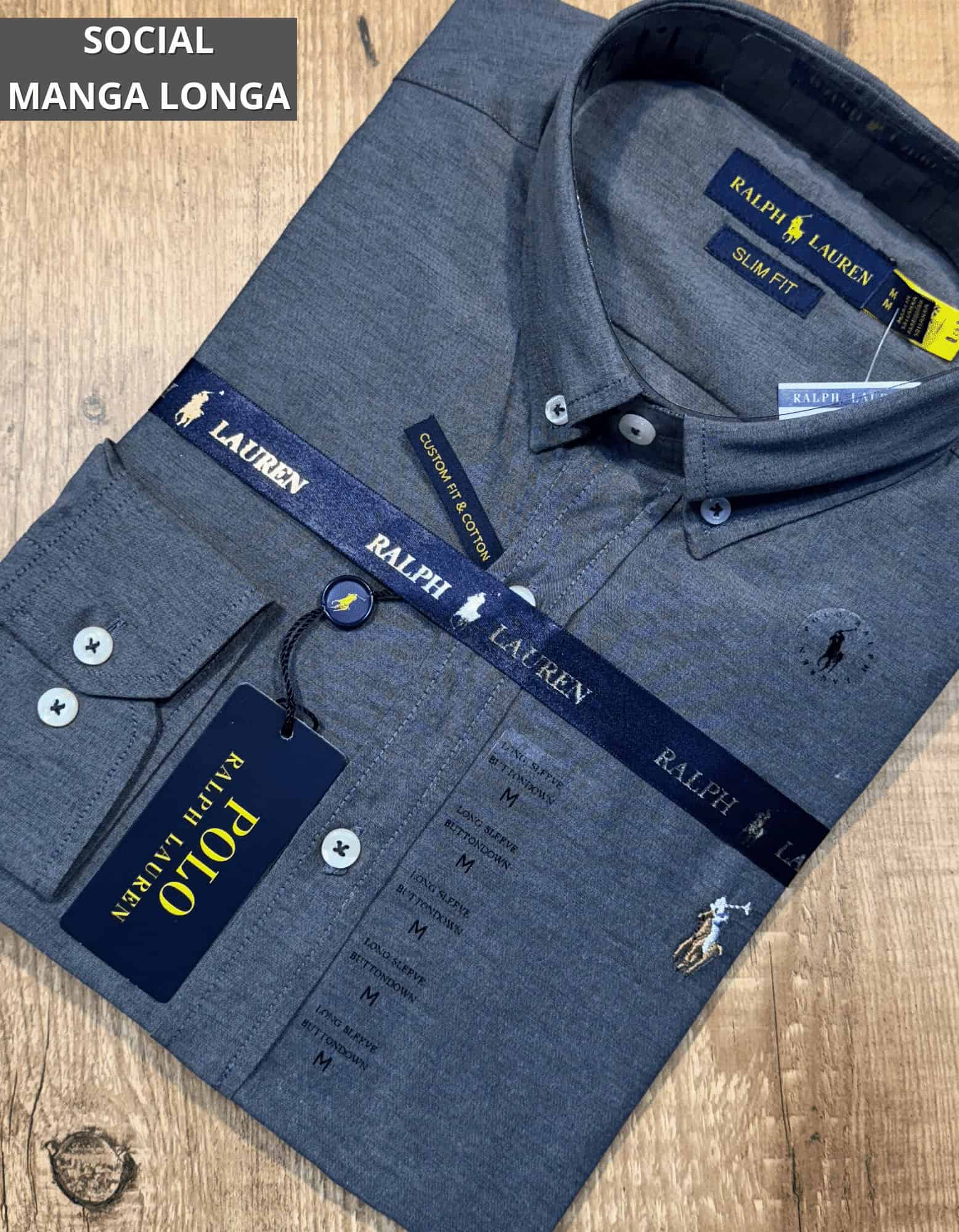 Cópia de Cópia de Cópia de Cópia de Cópia de Cópia de Cópia de FORMA GRANDE - 2025-07-04T142719.771 Social Longa Oxford Ralph Grafite #SL74 - Imagem 1