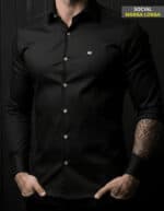 Social Longa Elastano TH Preto #SL95