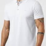 Polo Elastano Hugo Branca #CP344