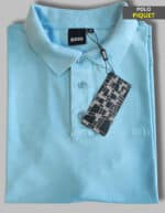 Polo Piquet Hugo Azul #CP345