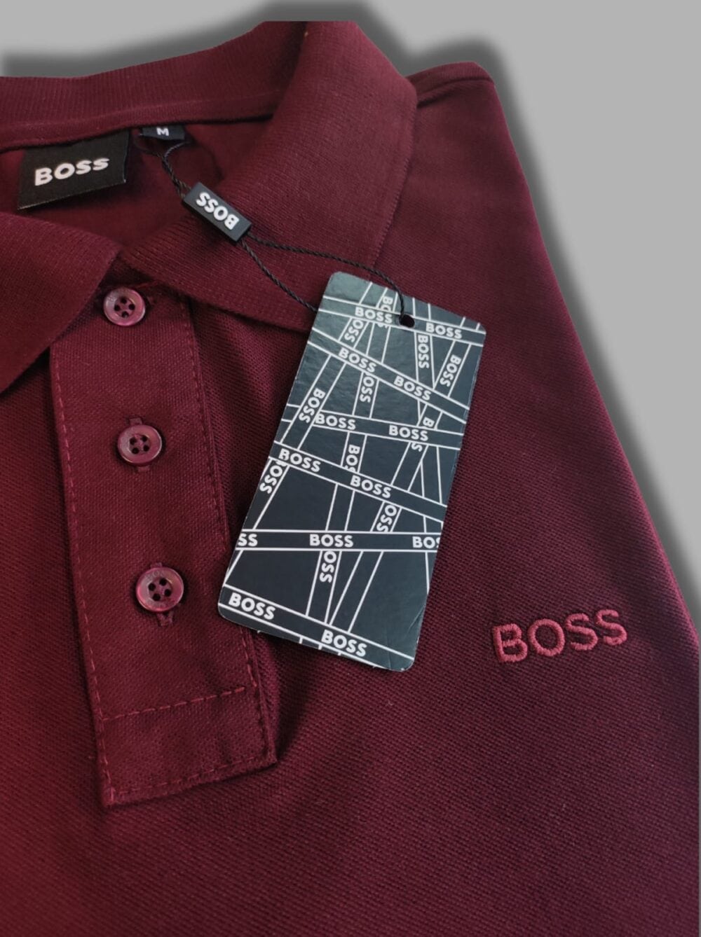 Polo Piquet Hugo Vinho #CP346 - Imagem 5