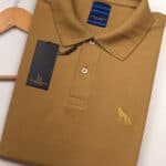 Polo Elastano Acsto Marrom #CP356