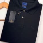 Polo Elastano Acsto Preta #CP357