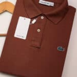 Polo Elastano Lac Marrom #CP351