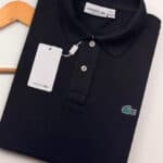 Polo Elastano Lac Preta #CP353