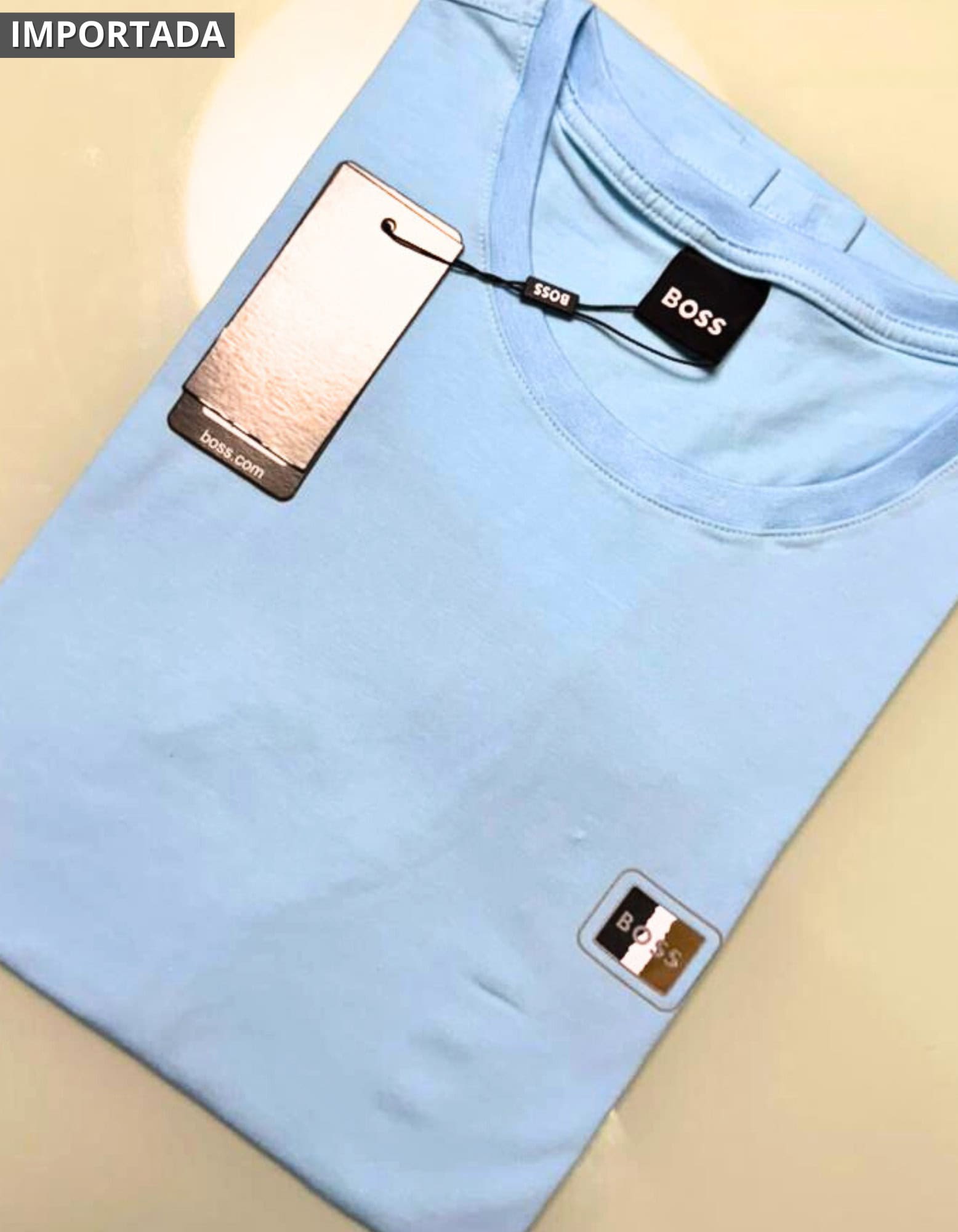 Cópia de Cópia de Cópia de Cópia de Cópia de Cópia de FORMA GRANDE - 2026-01-15T113004.672 Camiseta Peruana BOSS Azul #i330 - Imagem 1