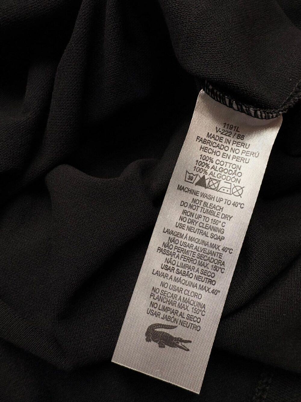 Polo Elastano Lac Preta #CP353 - Imagem 4