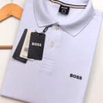 Polo Elastano Hugo Branca  #CP367