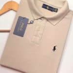 Polo Elastano Ralph Bege #CP371