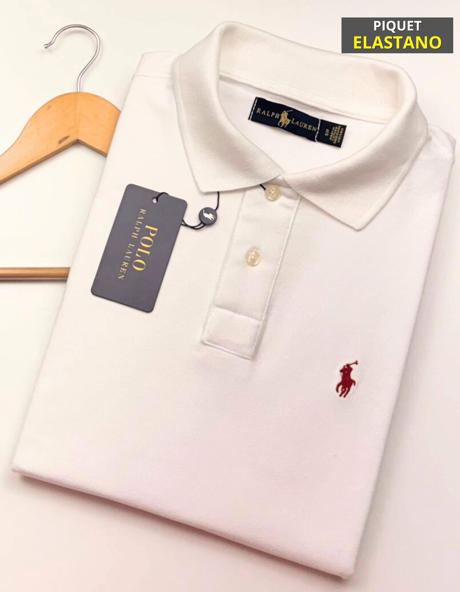 Cópia de Cópia de Cópia de Cópia de Cópia de Cópia de Cópia de Cópia de Cópia de FORMA GRANDE (45) Polo Elastano Ralph Off #CP373 - Imagem 1