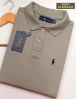 Polo Elastano Ralph Cinza #CP370