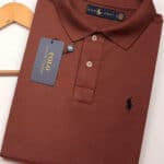 Polo Elastano Ralph Terracota #CP369