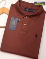 Polo Elastano Ralph Terracota #CP369