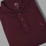 Polo Piquet Vinho #CP361
