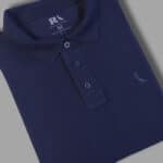 Polo Piquet Marinho #CP360