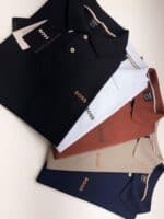 Polo Elastano Hugo Branca  #CP367 - Imagem 5