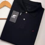 Polo Elastano ELL Preto #CP374