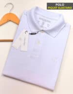 Polo Elastano C K J Branca #CP382