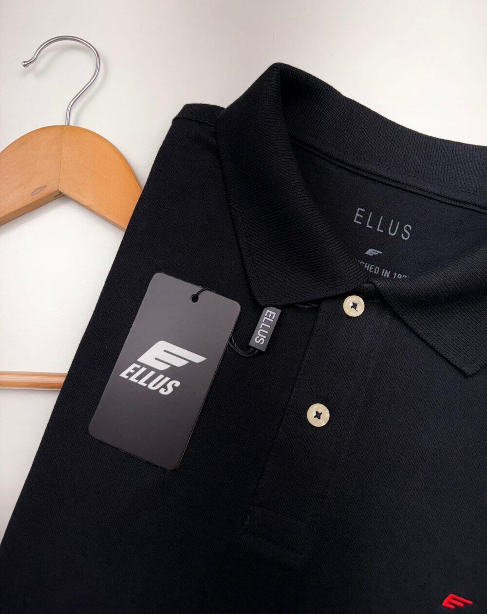 Polo Elastano ELL Preto #CP374 - Imagem 2