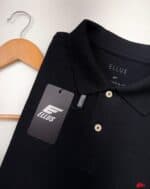 Polo Elastano ELL Preto #CP374 - Imagem 2