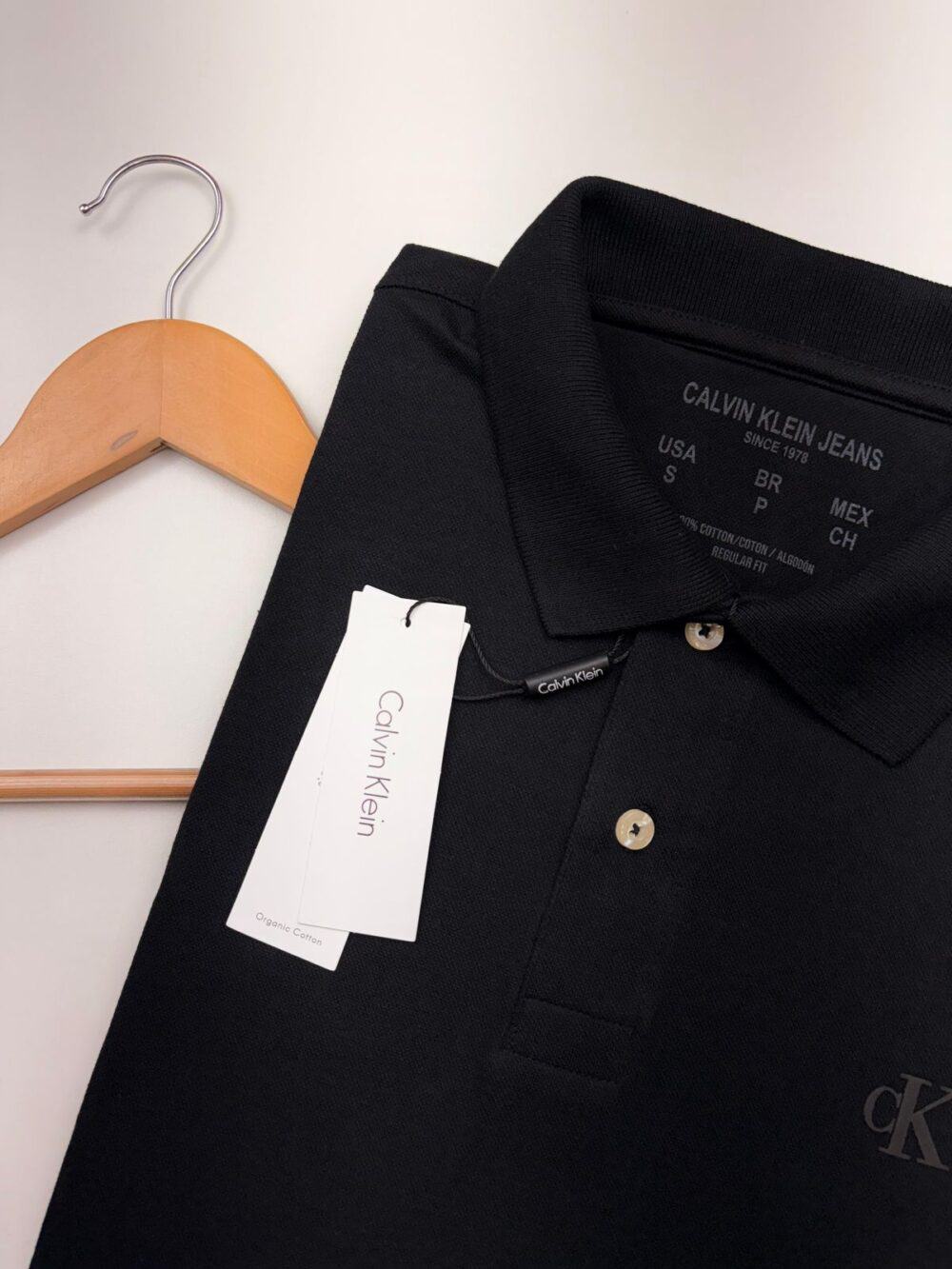 Polo Elastano C K J Marinho #CP381 - Imagem 5