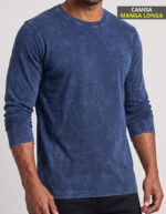 Camisa Manga Longa Marmorizada #c613