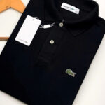 Polo Elastano LAC Preta #CP417