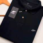 Polo Elastano E L L Preto #CP438