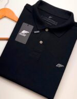Polo Elastano E L L Preto #CP438