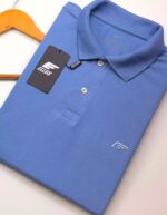 Polo Elastano E L L Azul #CP435