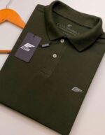 Polo Elastano E L L Verde #CP437