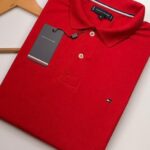 Polo Elastano T O M Vermelho #CP447
