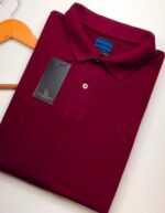Polo Elastano A C S Vinho #CP442
