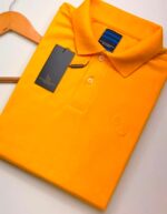 Polo Elastano A C S Amarela #CP439
