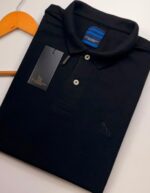 Polo Elastano A C S Preto #CP444