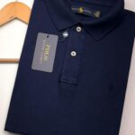 Polo Elastano R A L Marinho #CP454