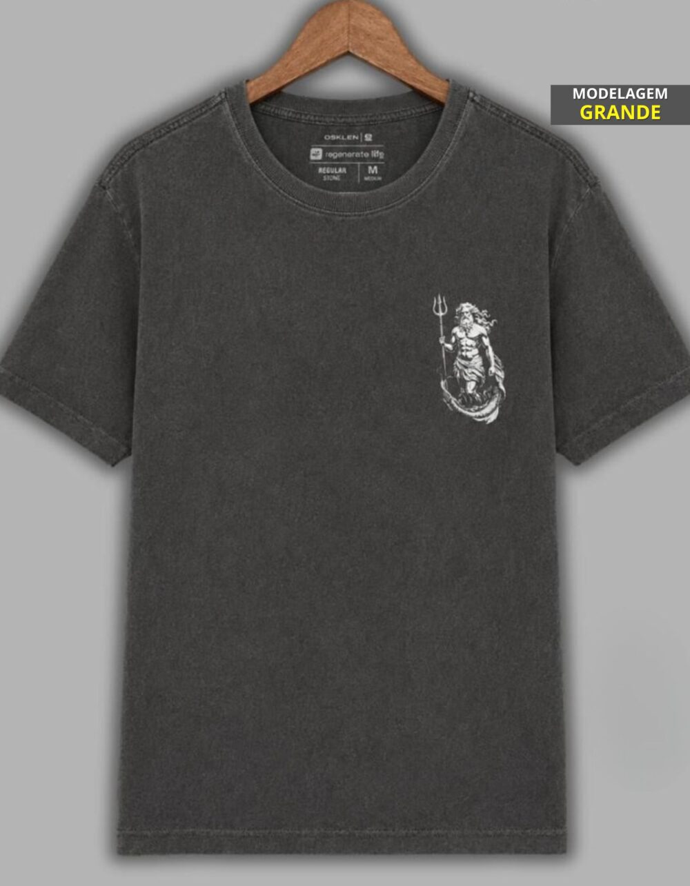 Kit 3 Camisetas Premium O S K Masculina #k102 - Imagem 2