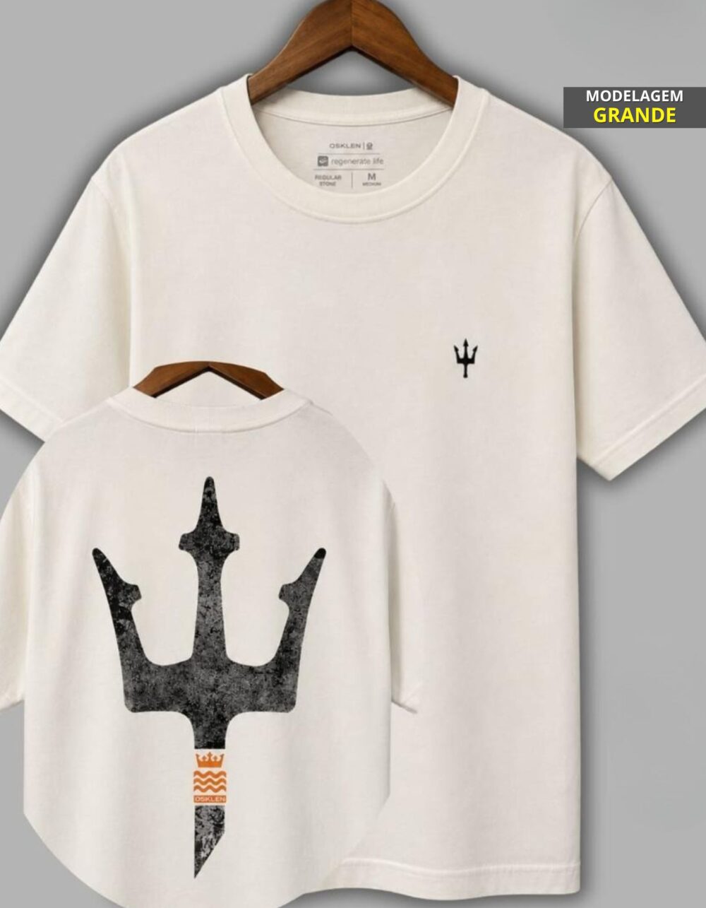 Kit 6 Camisetas Premium O S K Masculina #k104 - Imagem 5