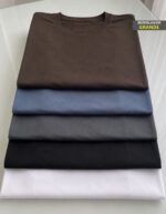 Kit 5 Camisetas Lisas Modelagem Grande Masculina