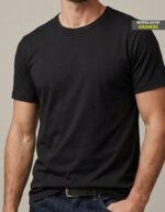 Kit 5 Camisetas Lisas Modelagem Grande Masculina - Imagem 2