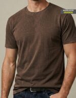 Kit 5 Camisetas Lisas Modelagem Grande Masculina - Imagem 3