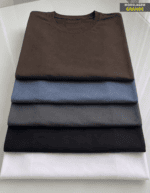 Kit 5 Camisetas Lisas Modelagem Grande Masculina