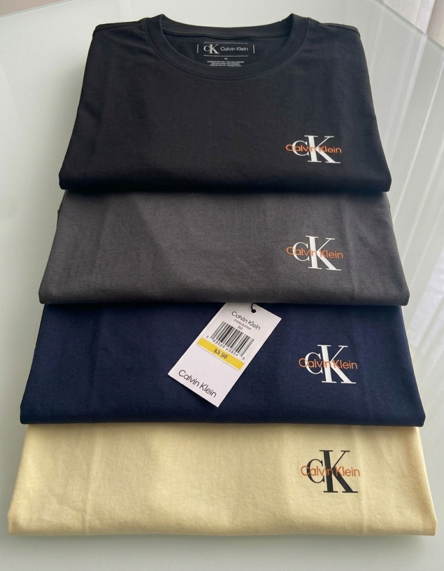 Cópia de Cópia de Cópia de Cópia de Cópia de Cópia de Cópia de Cópia de Cópia de Cópia de Cópia de Cópia de Cópia de FORMA GRANDE (35) Kit 4 Camisetas Premium C K J Basic Masculina - Imagem 1