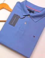 Polo Elastano T O M Classic Azul #CP463