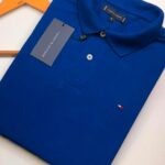 Polo Elastano T O M Classic Azul #CP465