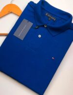 Polo Elastano T O M Classic Azul #CP465