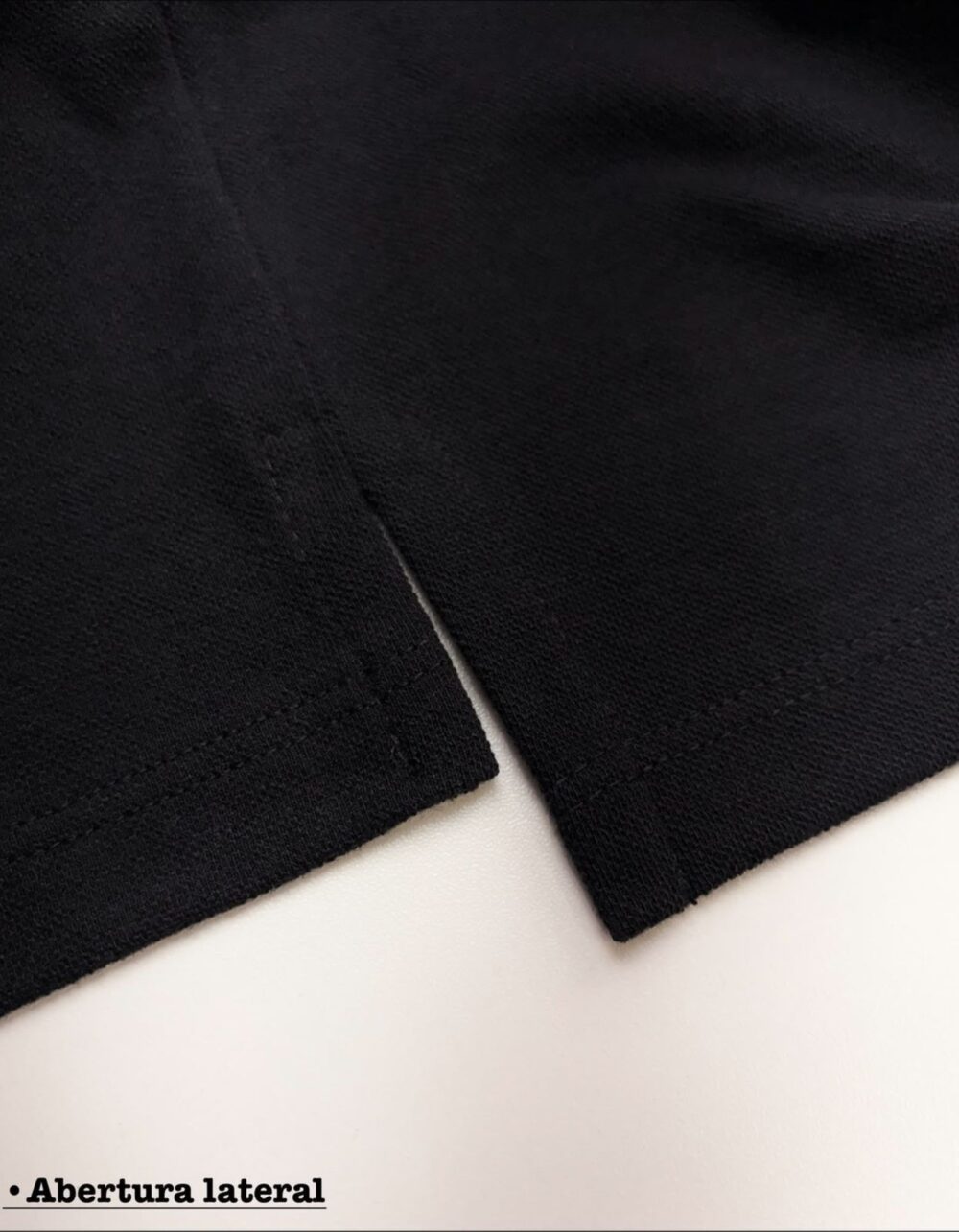 Polo Elastano T O M Classic Preto #CP467 - Imagem 3